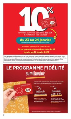 Prospectus promotionnel Bi1 valable à partir du 21/01/2026 - Page 2.