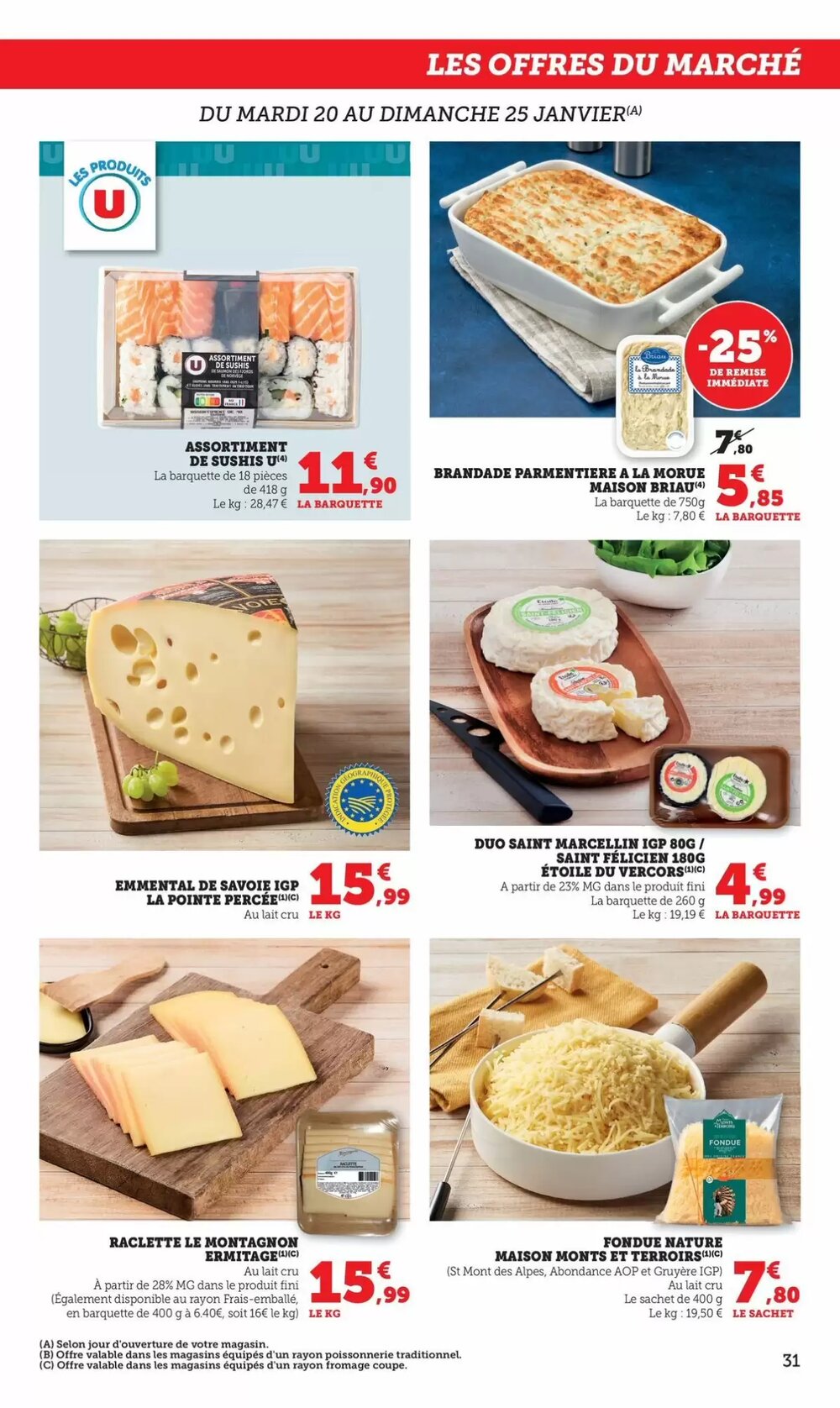 Prospectus promotionnel Bi1 valable à partir du 21/01/2026 - Page 31.