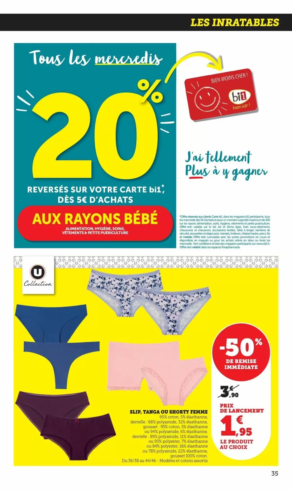 Prospectus promotionnel Bi1 valable à partir du 21/01/2026 - Page 35.