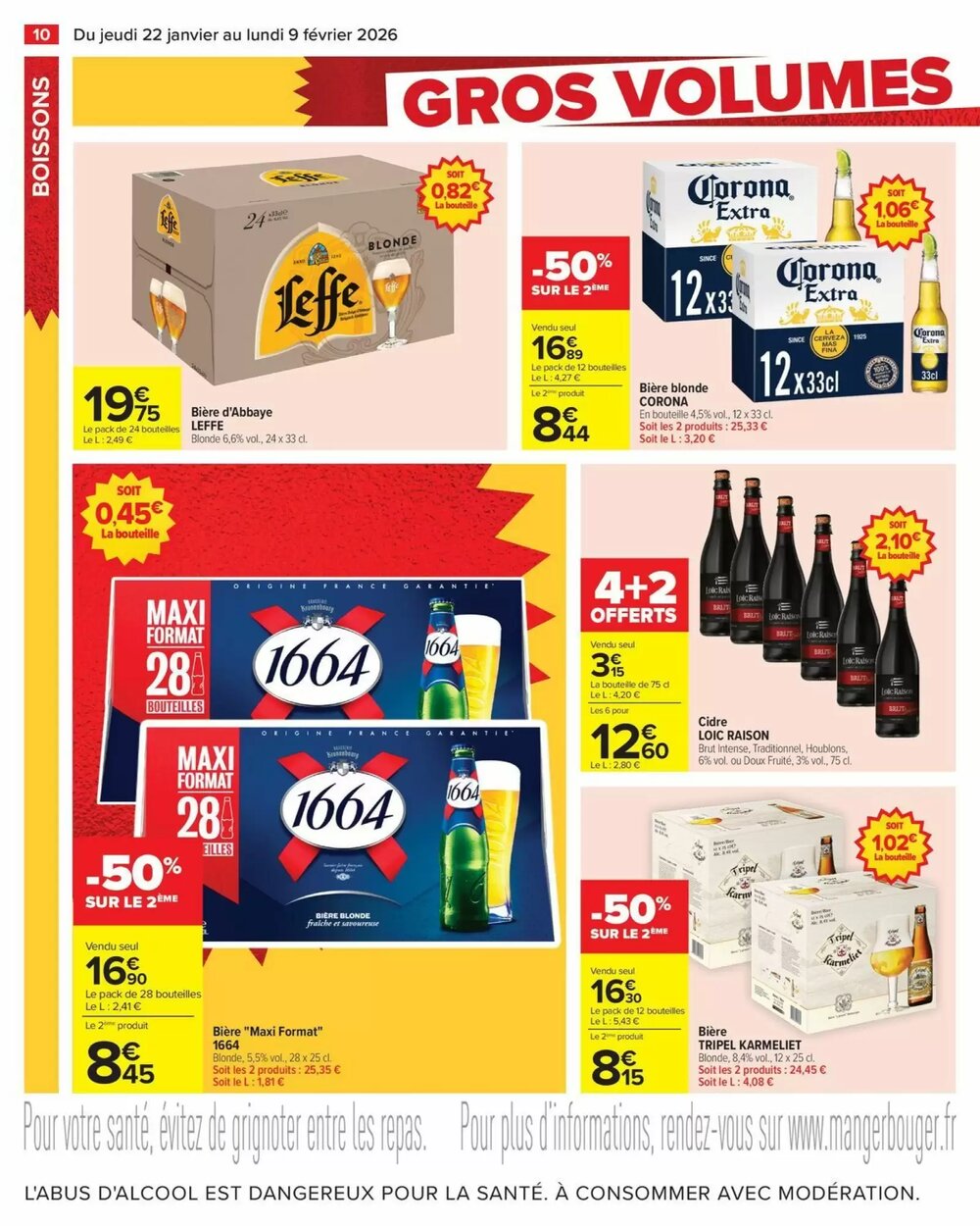 Prospectus promotionnel Carrefour valable à partir du 22/01/2026 - Page 12.