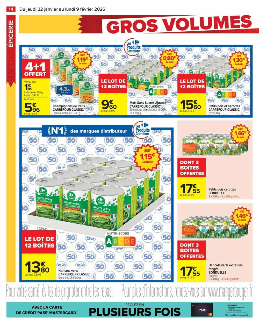 Prospectus promotionnel Carrefour valable à partir du 22/01/2026 - Page 16.