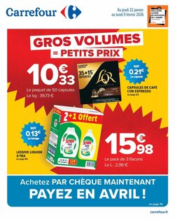 Prospectus promotionnel Carrefour valable à partir du 22/01/2026