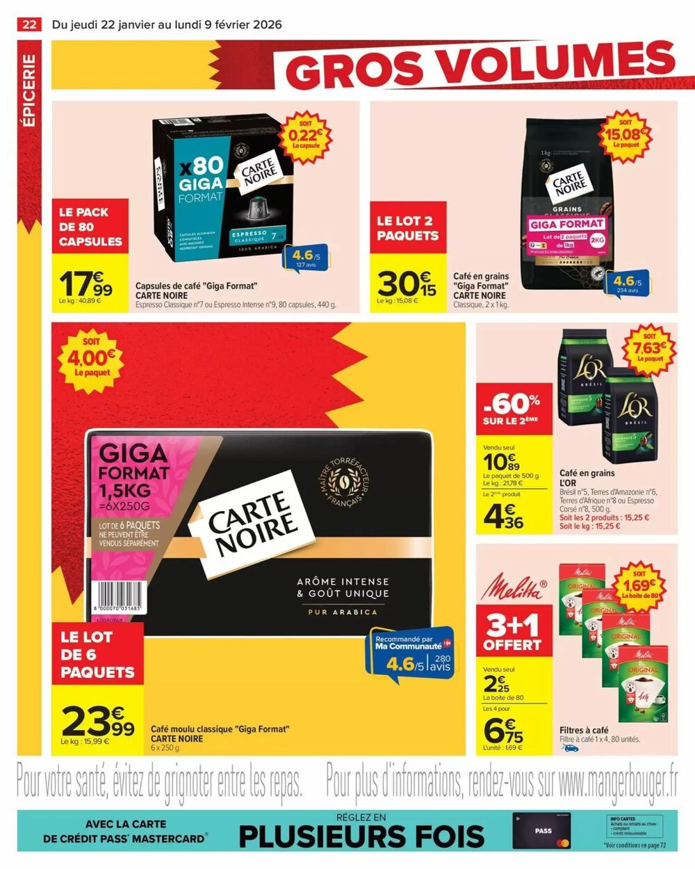 Prospectus promotionnel Carrefour valable à partir du 22/01/2026 - Page 24.