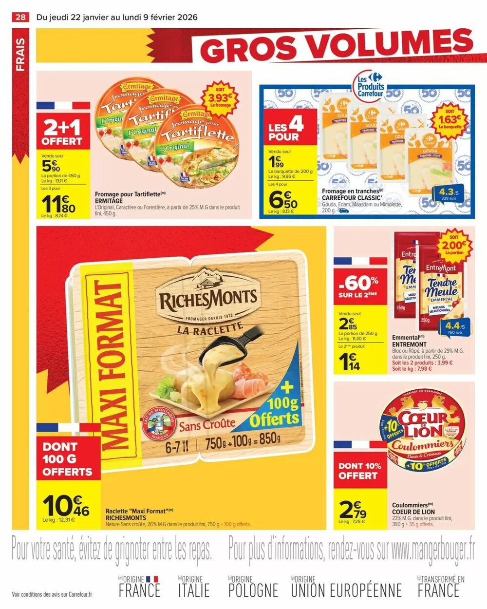 Prospectus promotionnel Carrefour valable à partir du 22/01/2026 - Page 30.