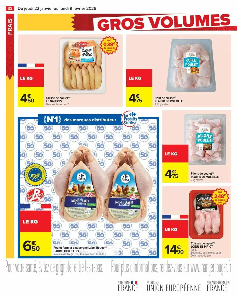 Prospectus promotionnel Carrefour valable à partir du 22/01/2026 - Page 34.