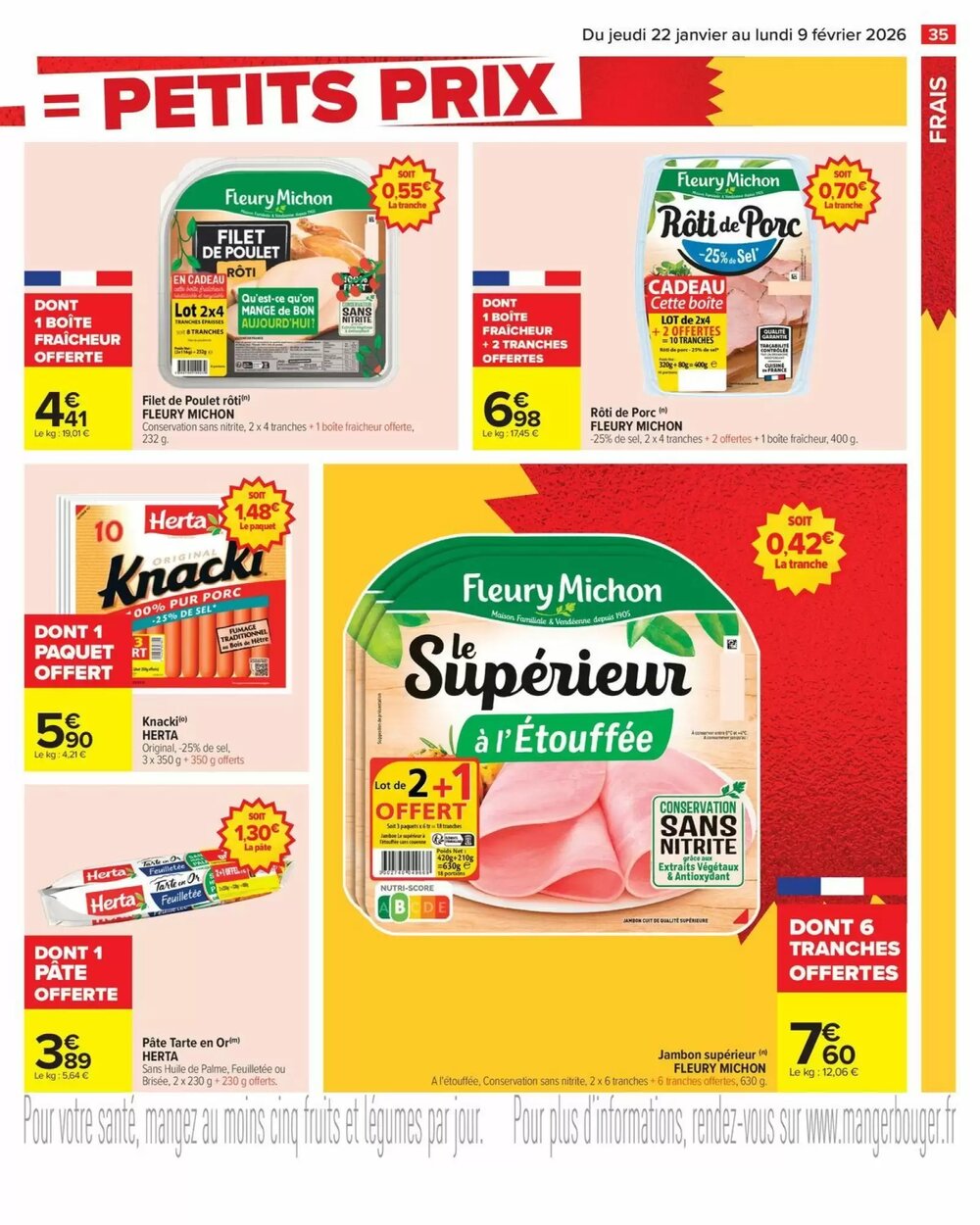 Prospectus promotionnel Carrefour valable à partir du 22/01/2026 - Page 37.