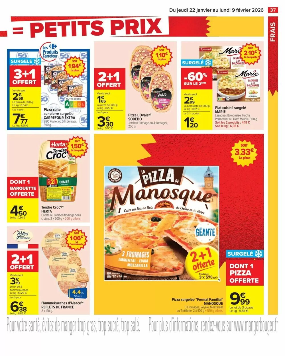 Prospectus promotionnel Carrefour valable à partir du 22/01/2026 - Page 39.