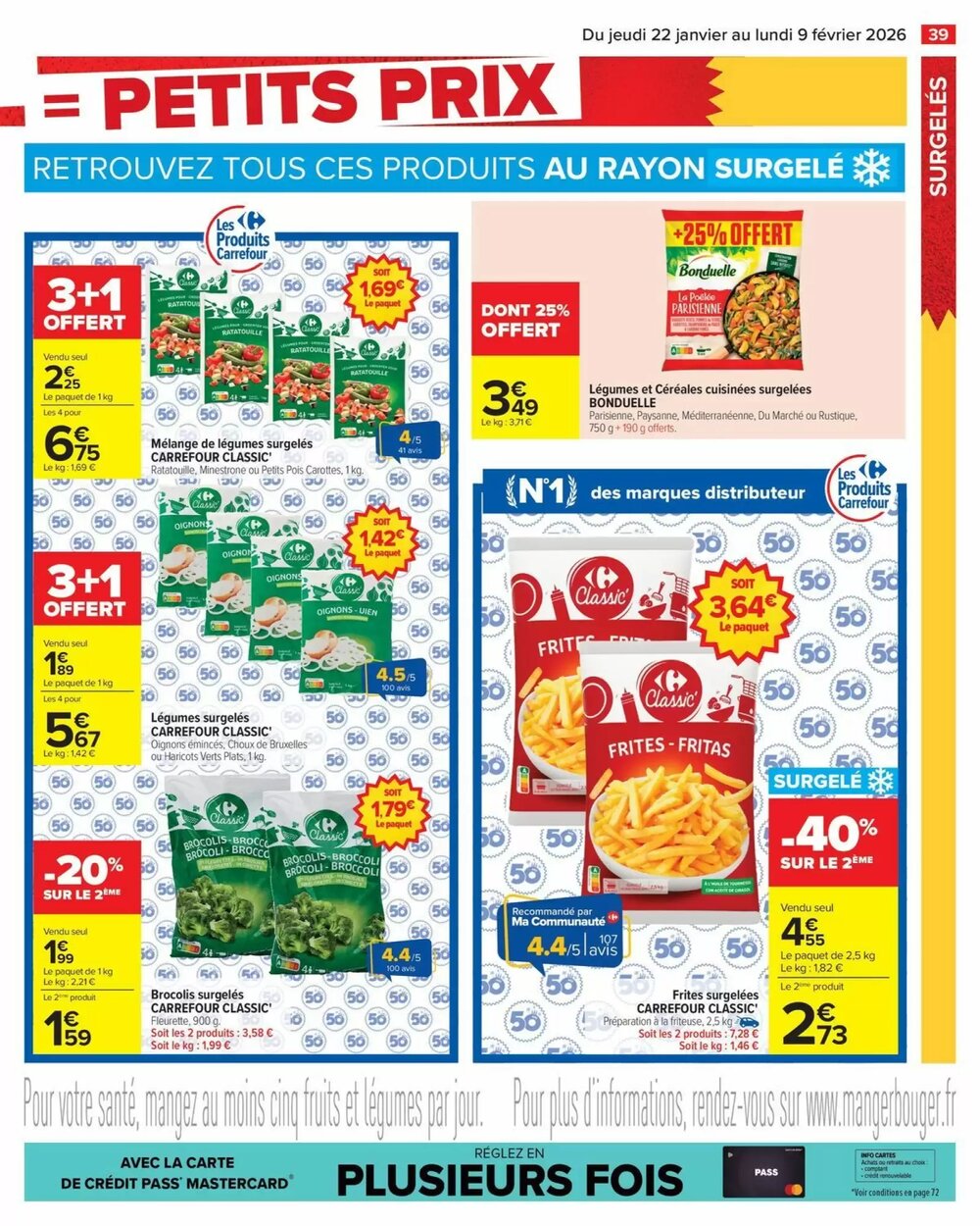 Prospectus promotionnel Carrefour valable à partir du 22/01/2026 - Page 41.