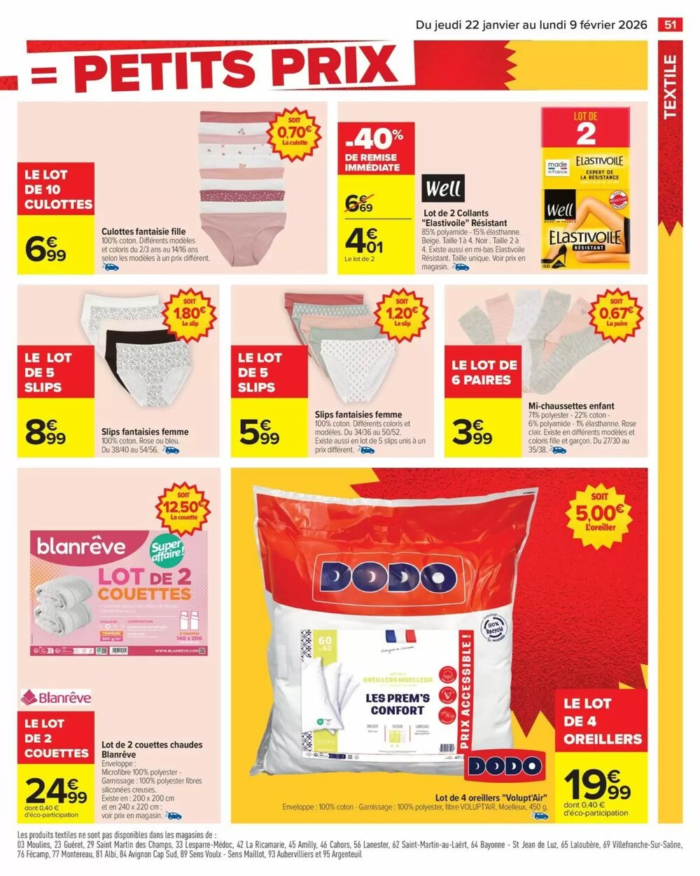 Prospectus promotionnel Carrefour valable à partir du 22/01/2026 - Page 53.