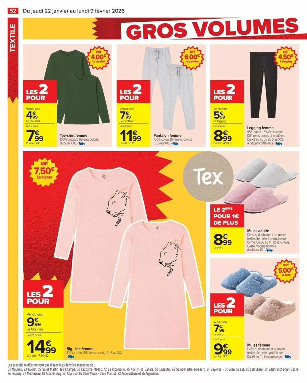 Prospectus promotionnel Carrefour valable à partir du 22/01/2026 - Page 54.