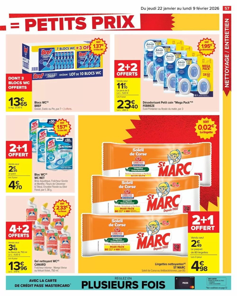 Prospectus promotionnel Carrefour valable à partir du 22/01/2026 - Page 59.