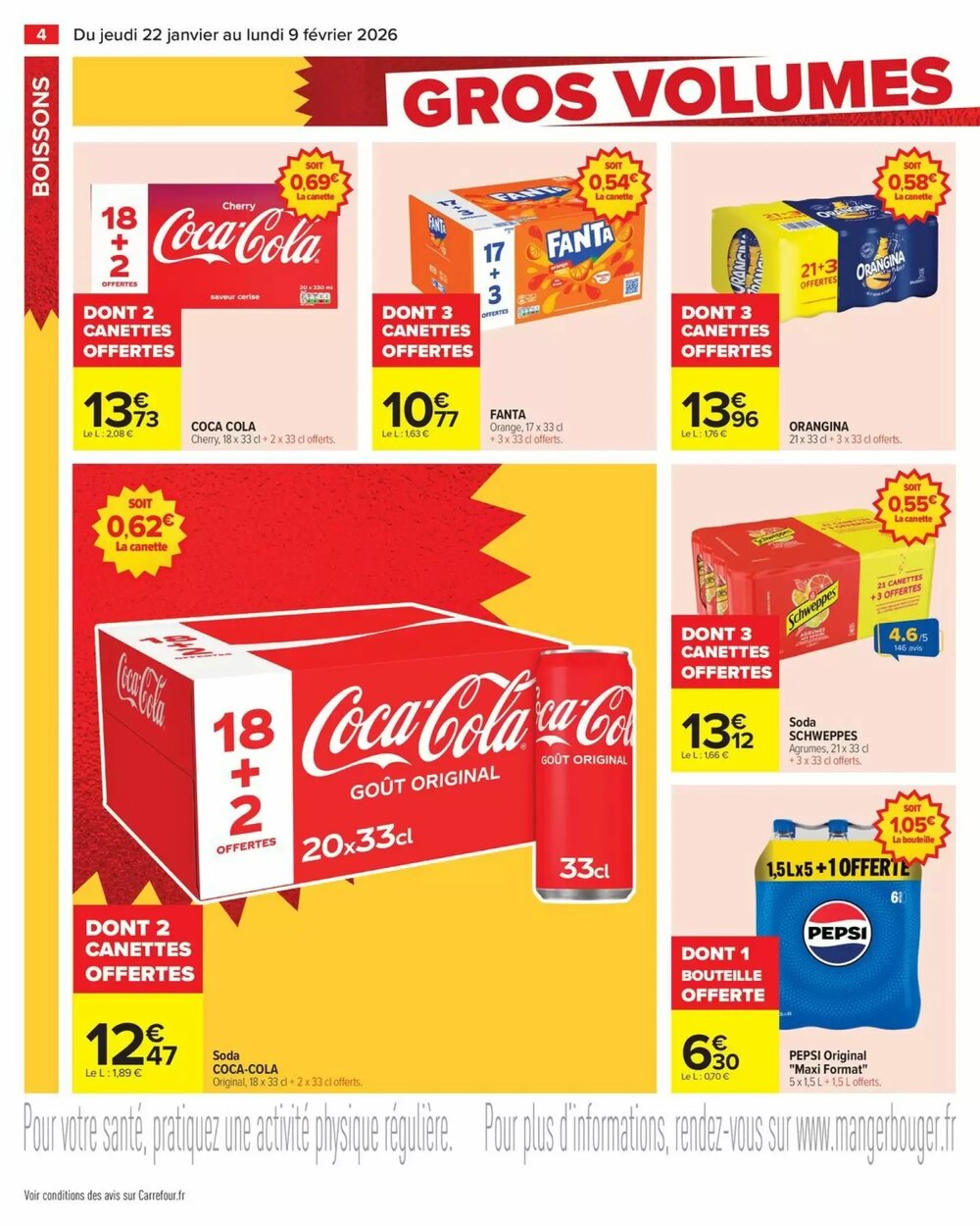 Prospectus promotionnel Carrefour valable à partir du 22/01/2026 - Page 6.