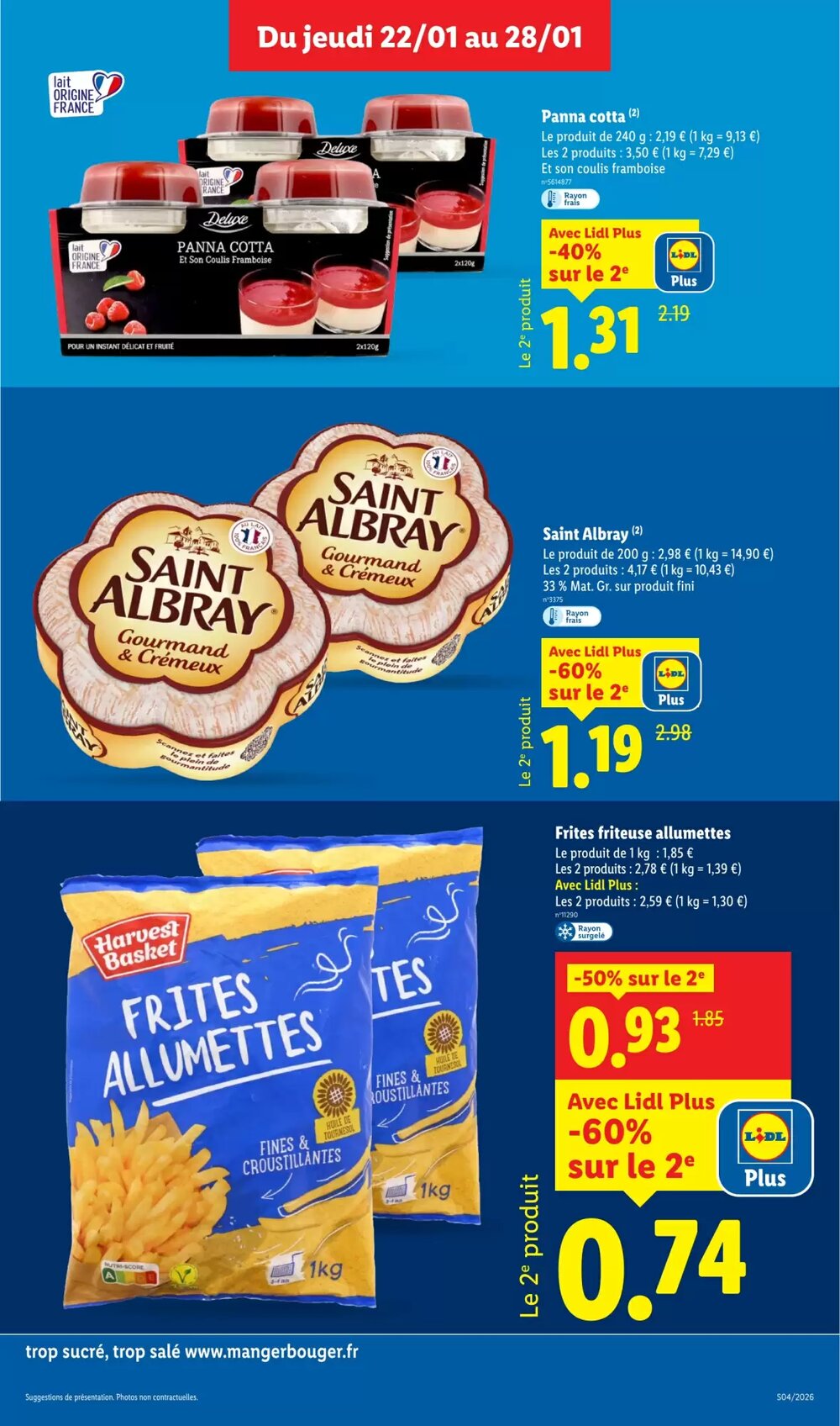 Prospectus promotionnel Lidl valable à partir du 22/01/2026 - Page 11.