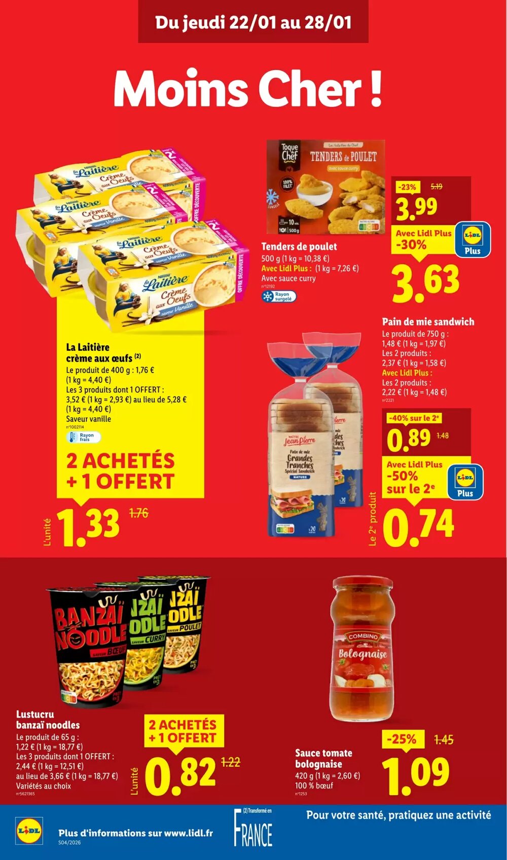 Prospectus promotionnel Lidl valable à partir du 22/01/2026 - Page 14.
