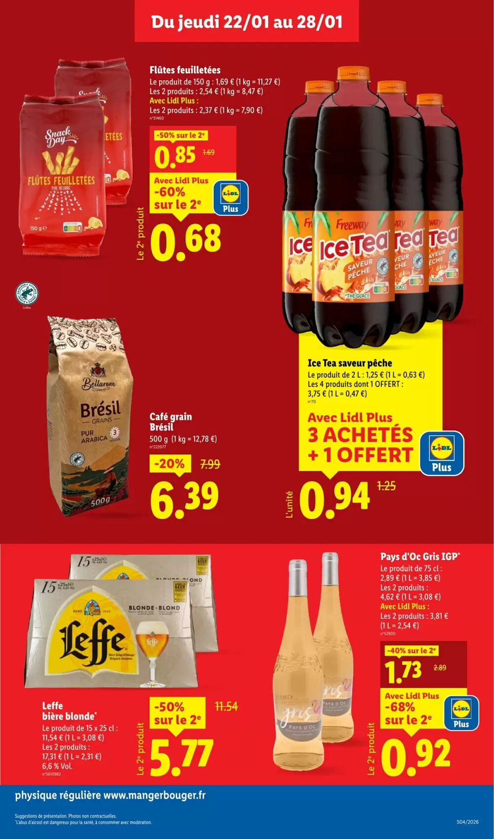 Prospectus promotionnel Lidl valable à partir du 22/01/2026 - Page 15.