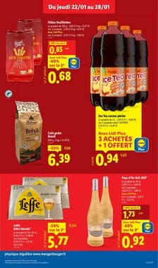 Prospectus promotionnel Lidl valable à partir du 22/01/2026 - Page 15.