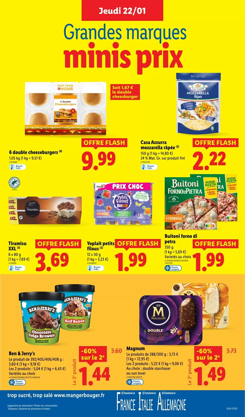 Prospectus promotionnel Lidl valable à partir du 22/01/2026 - Page 17.