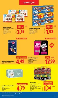 Prospectus promotionnel Lidl valable à partir du 22/01/2026 - Page 19.