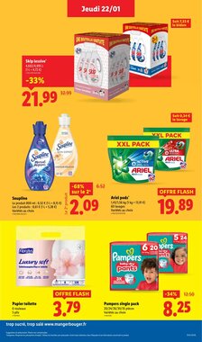 Prospectus promotionnel Lidl valable à partir du 22/01/2026 - Page 21.