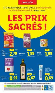 Prospectus promotionnel Lidl valable à partir du 22/01/2026 - Page 31.
