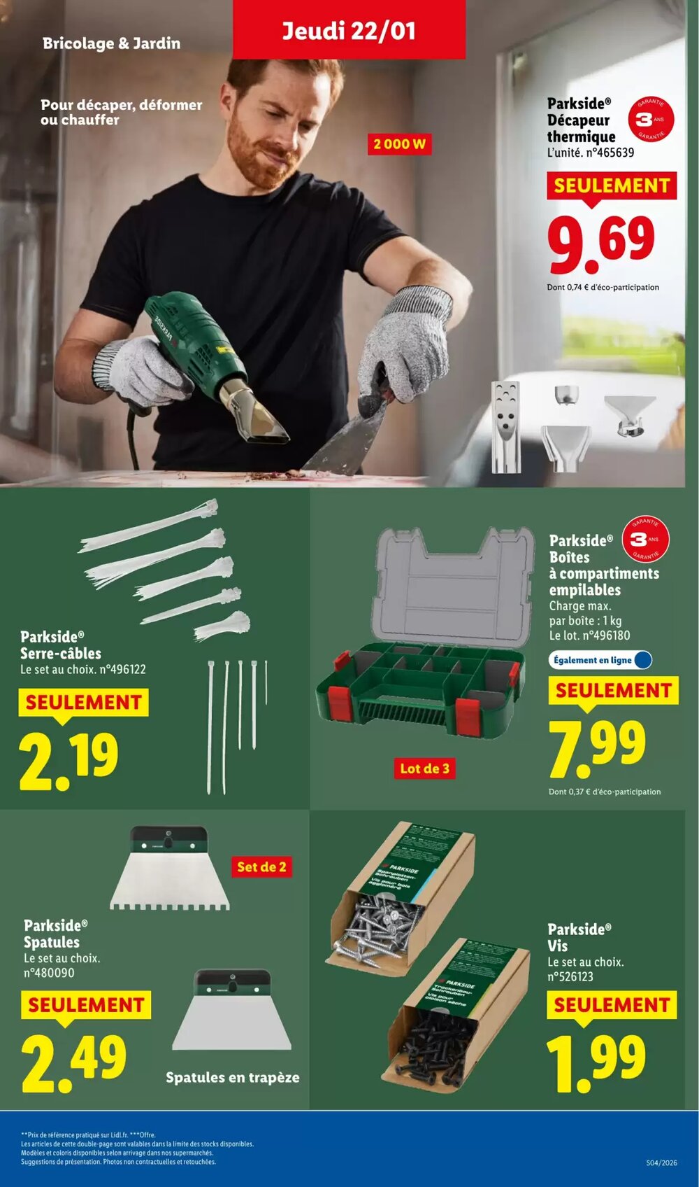 Prospectus promotionnel Lidl valable à partir du 22/01/2026 - Page 45.