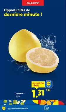 Prospectus promotionnel Lidl valable à partir du 22/01/2026 - Page 4.