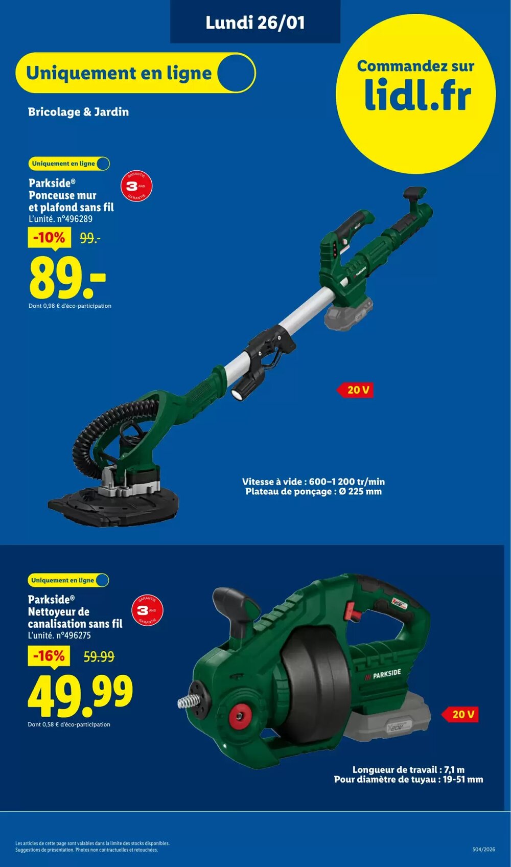 Prospectus promotionnel Lidl valable à partir du 22/01/2026 - Page 71.
