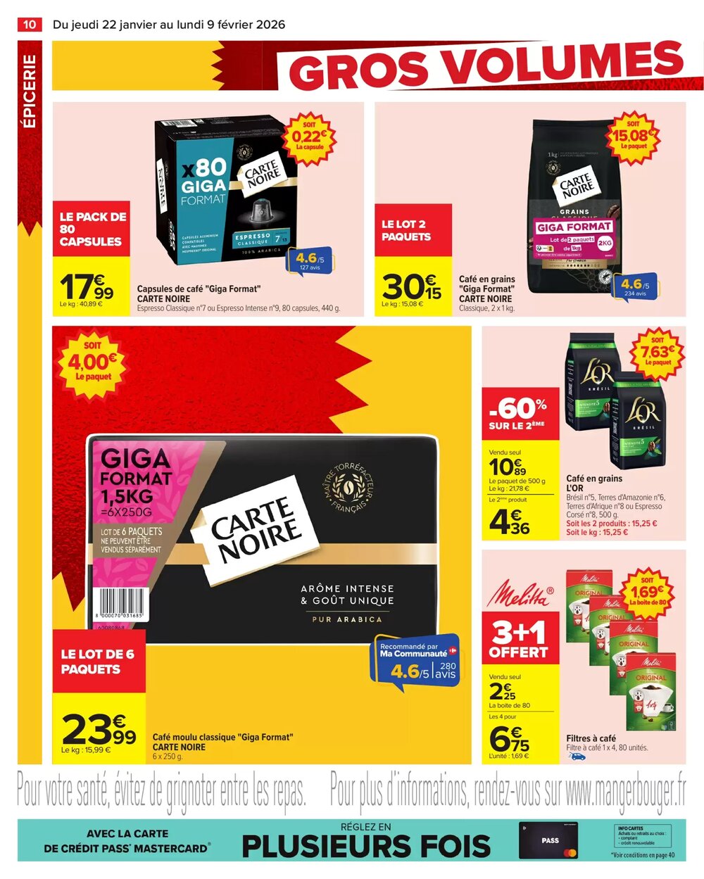 Prospectus promotionnel Carrefour valable à partir du 22/01/2026 - Page 12.