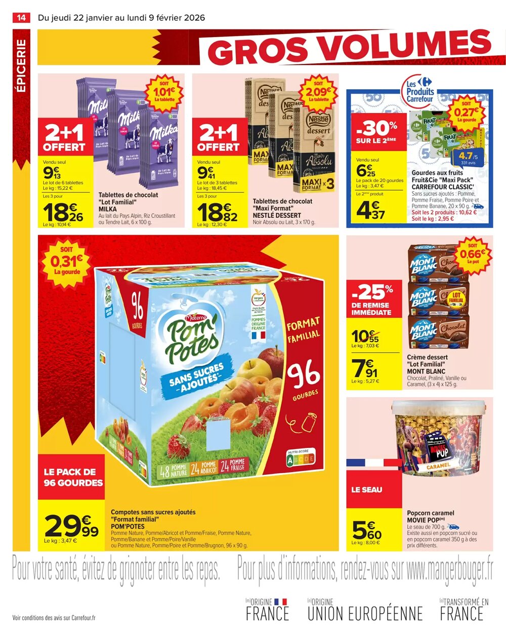 Prospectus promotionnel Carrefour valable à partir du 22/01/2026 - Page 16.