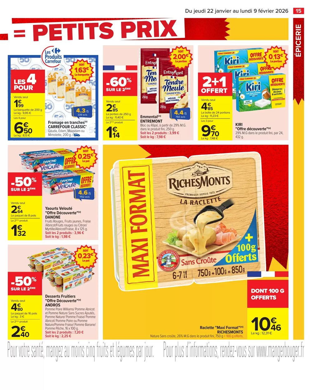 Prospectus promotionnel Carrefour valable à partir du 22/01/2026 - Page 17.