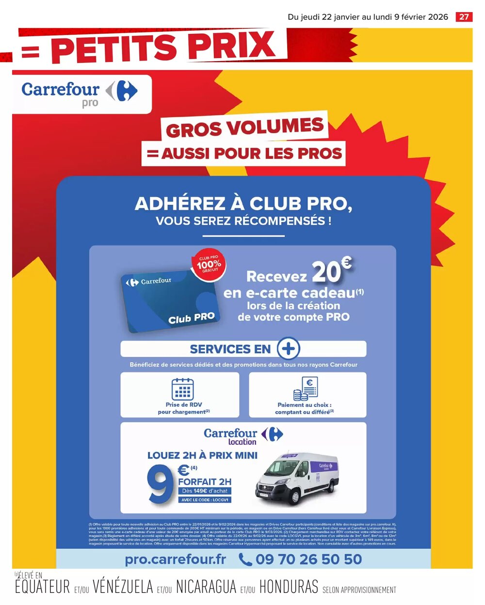 Prospectus promotionnel Carrefour valable à partir du 22/01/2026 - Page 29.