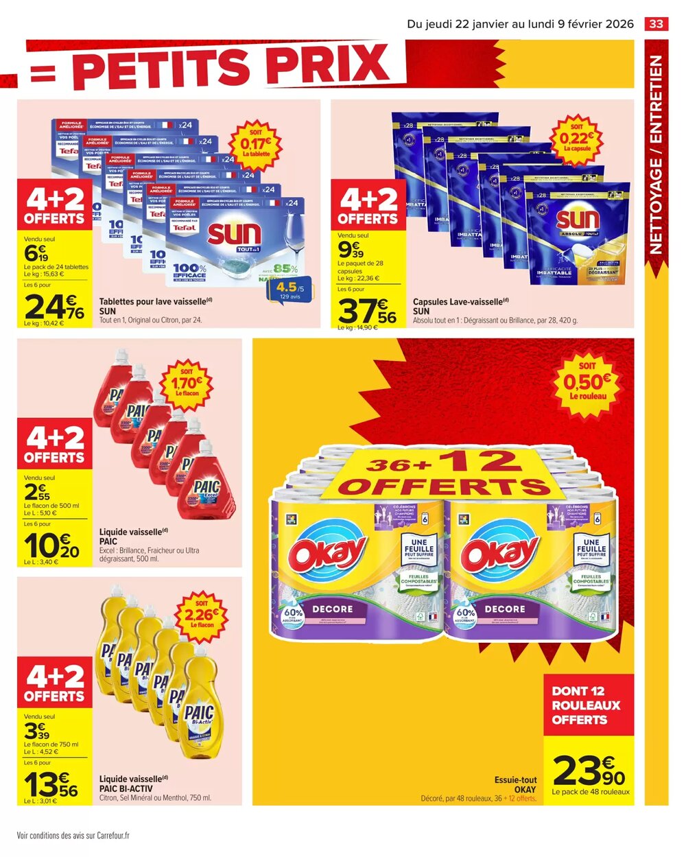 Prospectus promotionnel Carrefour valable à partir du 22/01/2026 - Page 35.