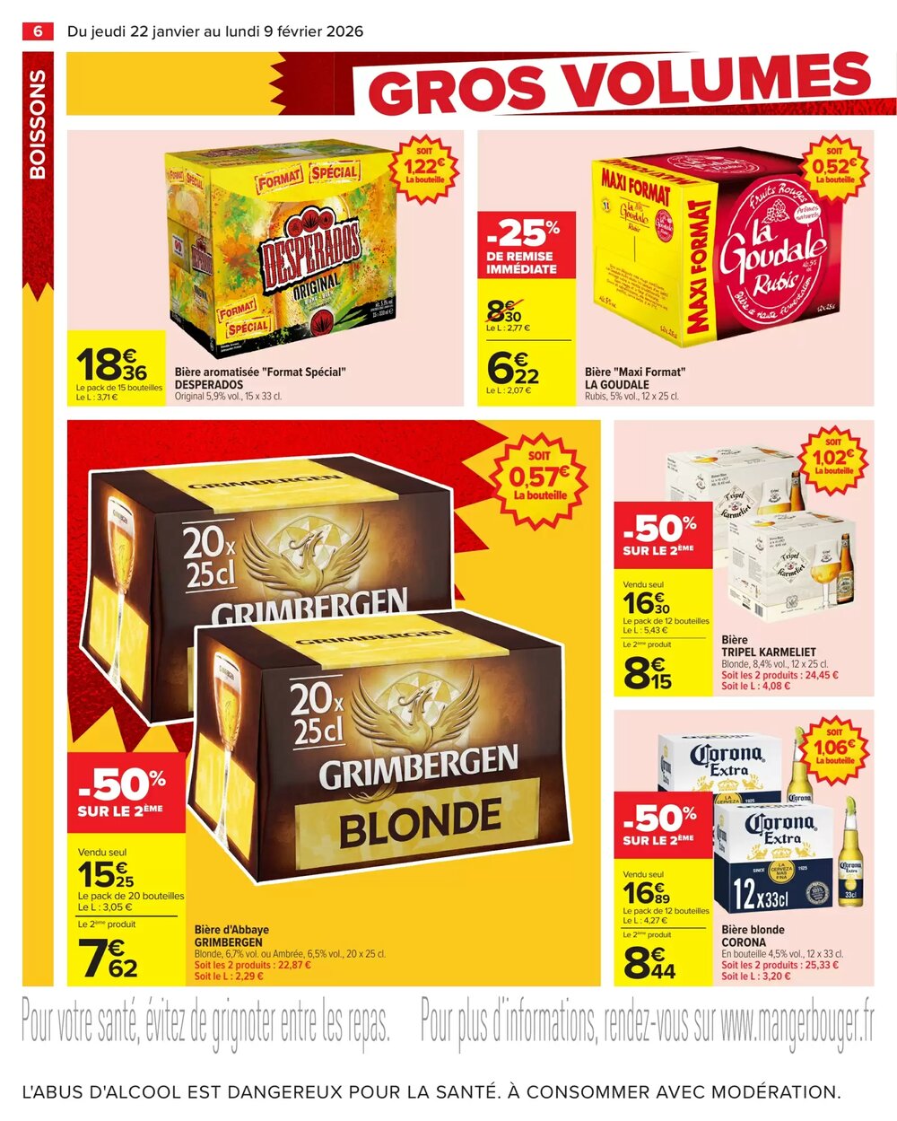 Prospectus promotionnel Carrefour valable à partir du 22/01/2026 - Page 8.