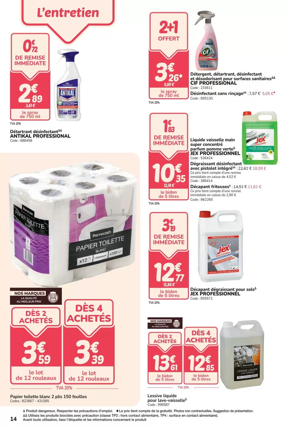 Prospectus promotionnel Promocash valable à partir du 22/01/2026 - Page 14.