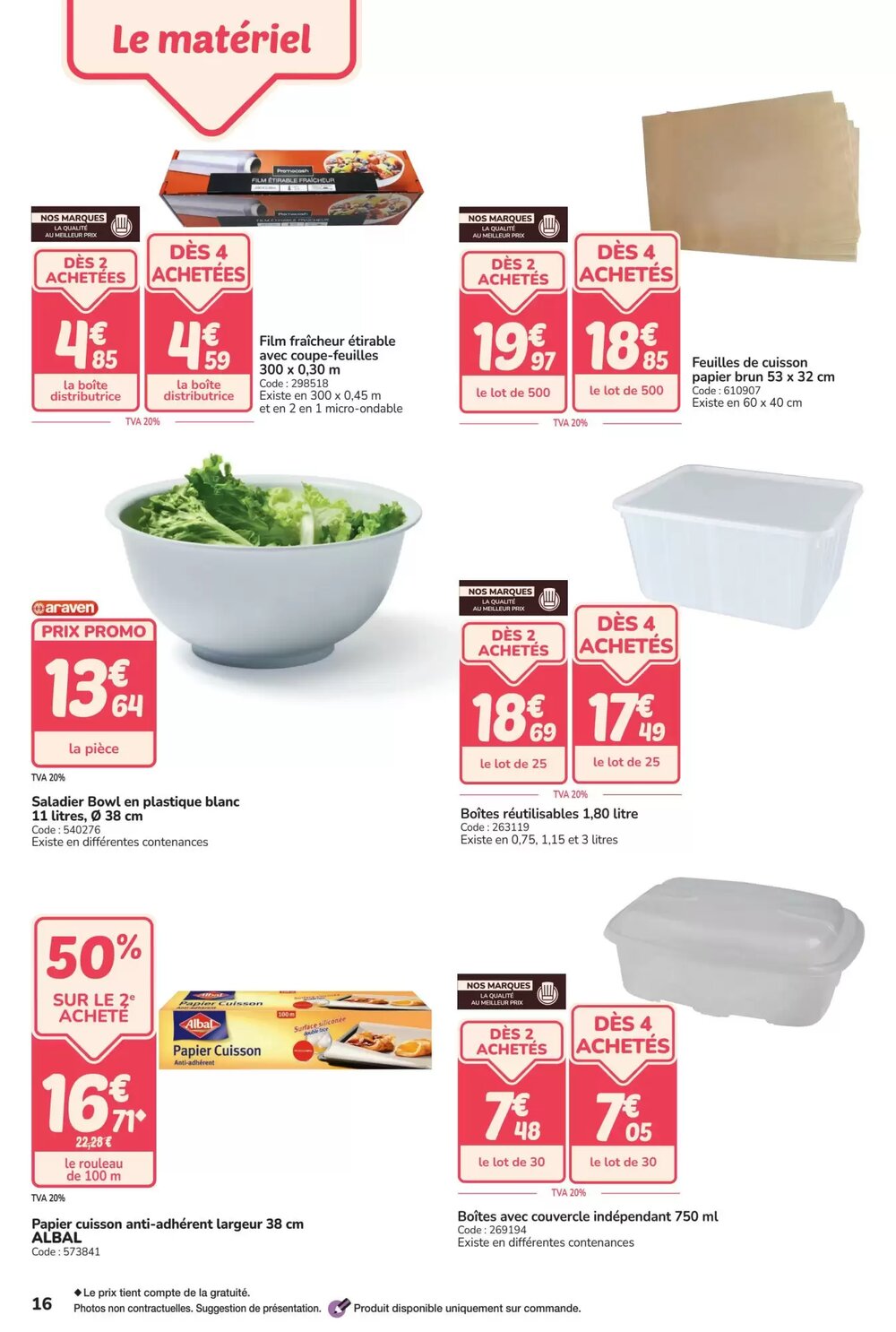 Prospectus promotionnel Promocash valable à partir du 22/01/2026 - Page 16.