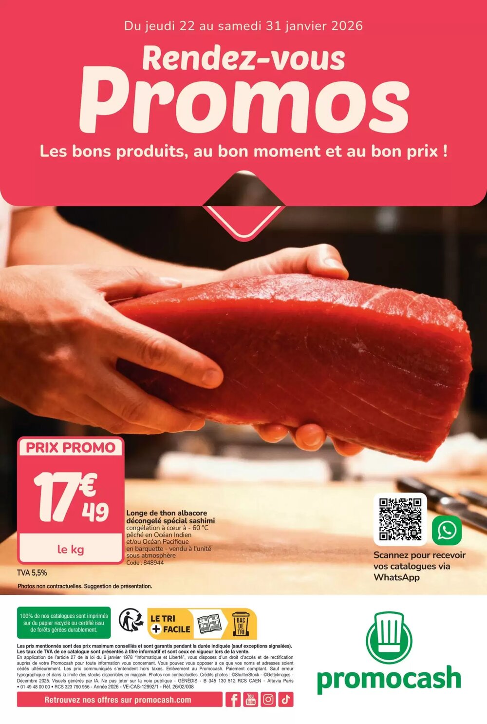 Prospectus promotionnel Promocash valable à partir du 22/01/2026 - Page 24.