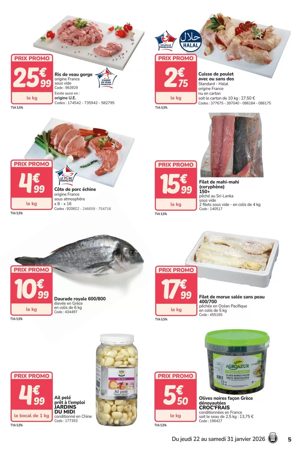 Prospectus promotionnel Promocash valable à partir du 22/01/2026 - Page 5.