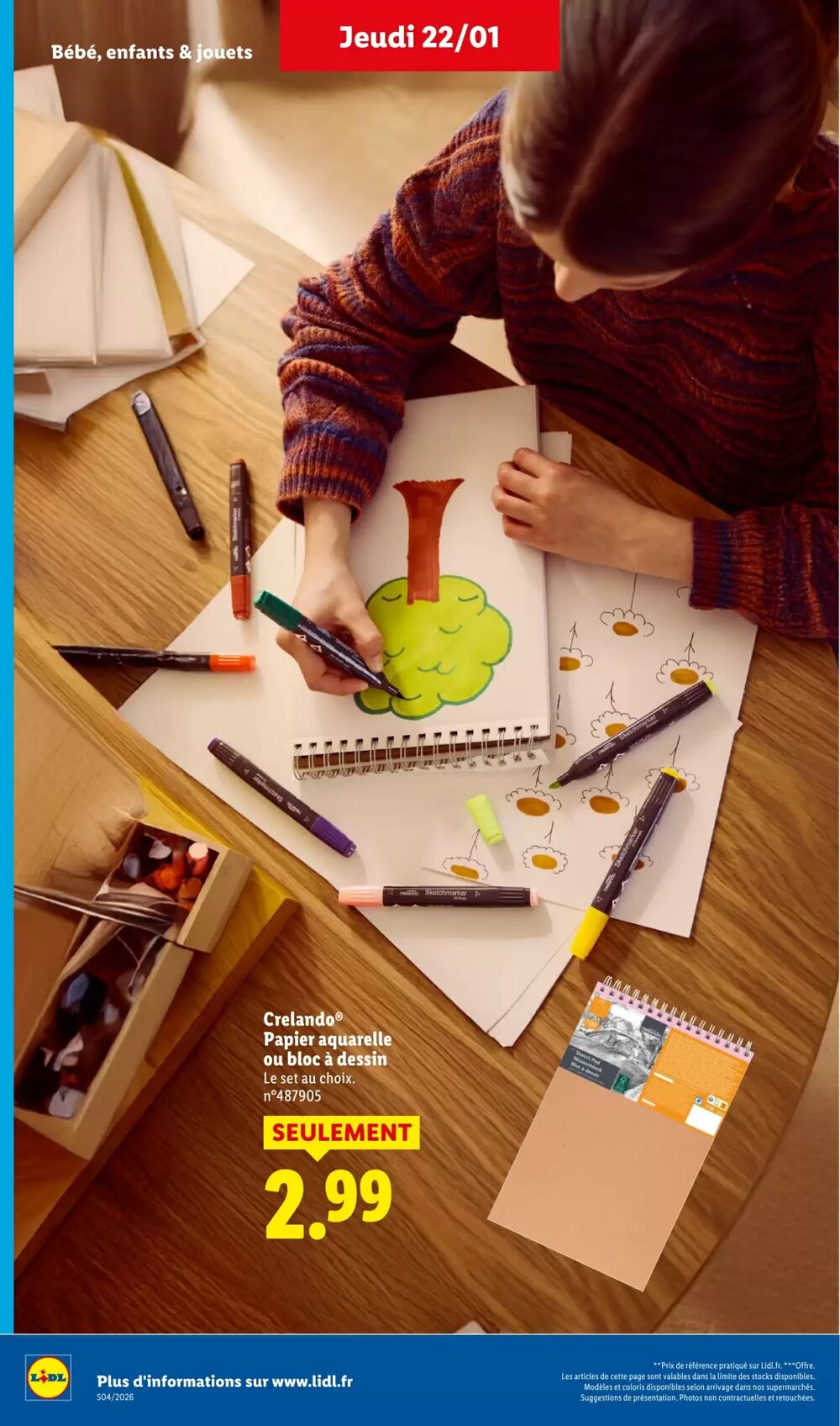 Prospectus promotionnel Lidl valable à partir du 22/01/2026 - Page 18.