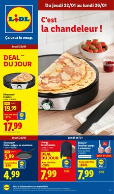 Prospectus promotionnel Lidl valable à partir du 22/01/2026