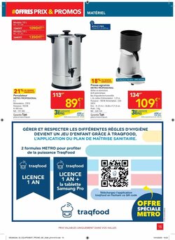 Prospectus promotionnel METRO valable à partir du 23/01/2026 - Page 15.