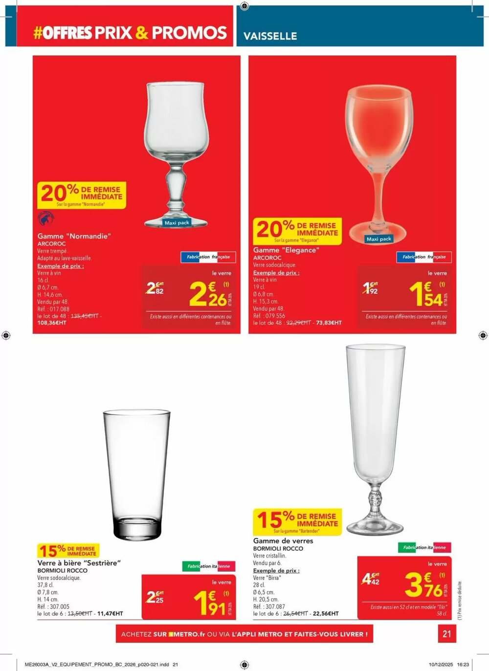 Prospectus promotionnel METRO valable à partir du 23/01/2026 - Page 21.