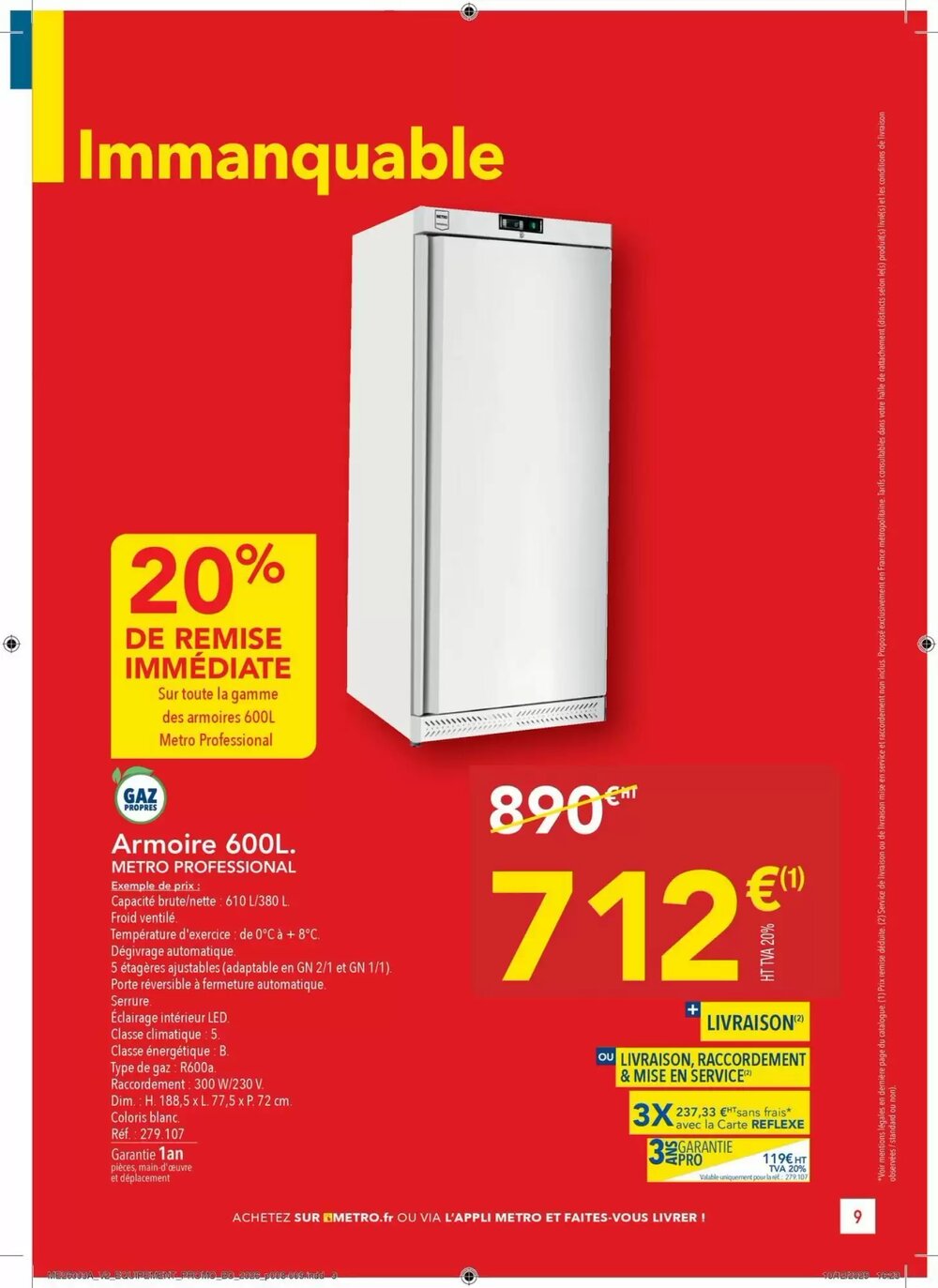 Prospectus promotionnel METRO valable à partir du 23/01/2026 - Page 9.