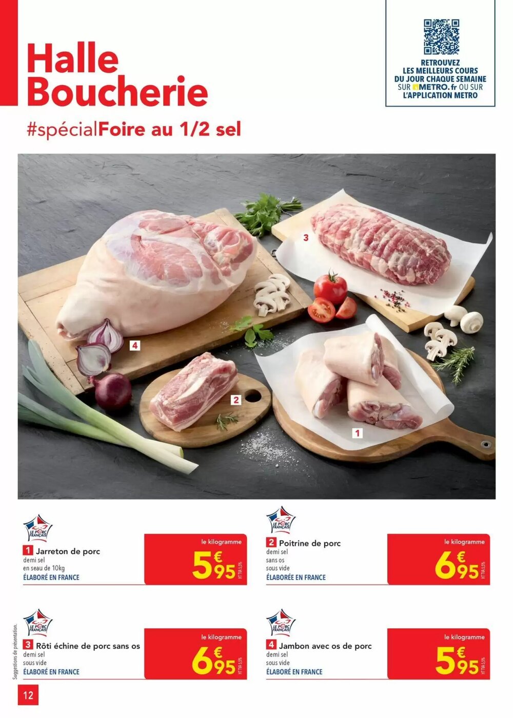 Prospectus promotionnel METRO valable à partir du 23/01/2026 - Page 12.