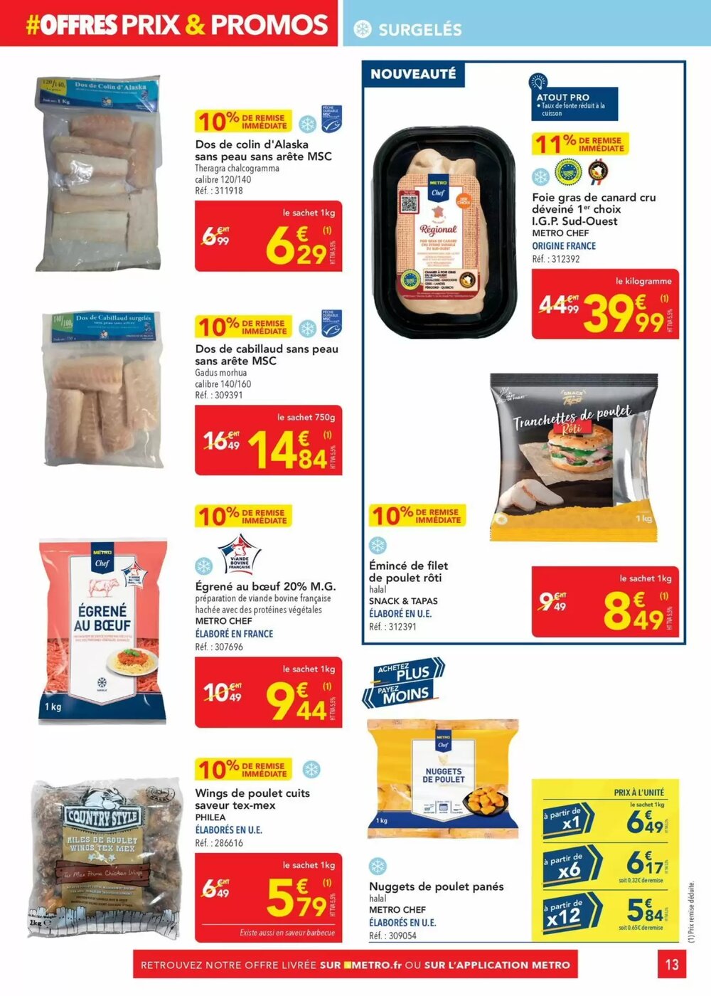 Prospectus promotionnel METRO valable à partir du 23/01/2026 - Page 13.