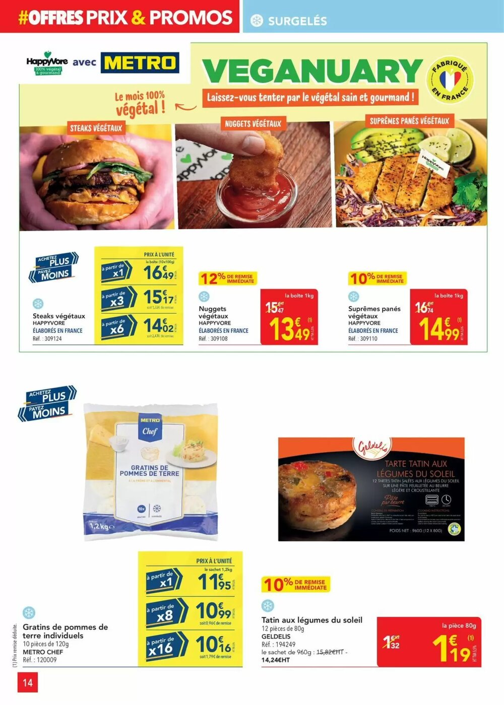 Prospectus promotionnel METRO valable à partir du 23/01/2026 - Page 14.