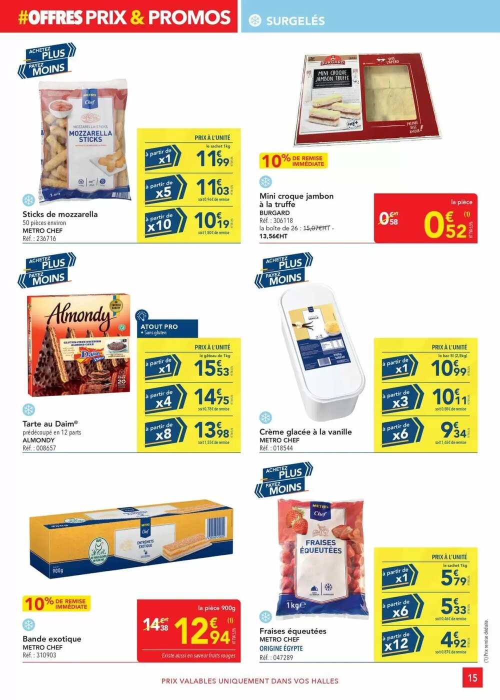 Prospectus promotionnel METRO valable à partir du 23/01/2026 - Page 15.