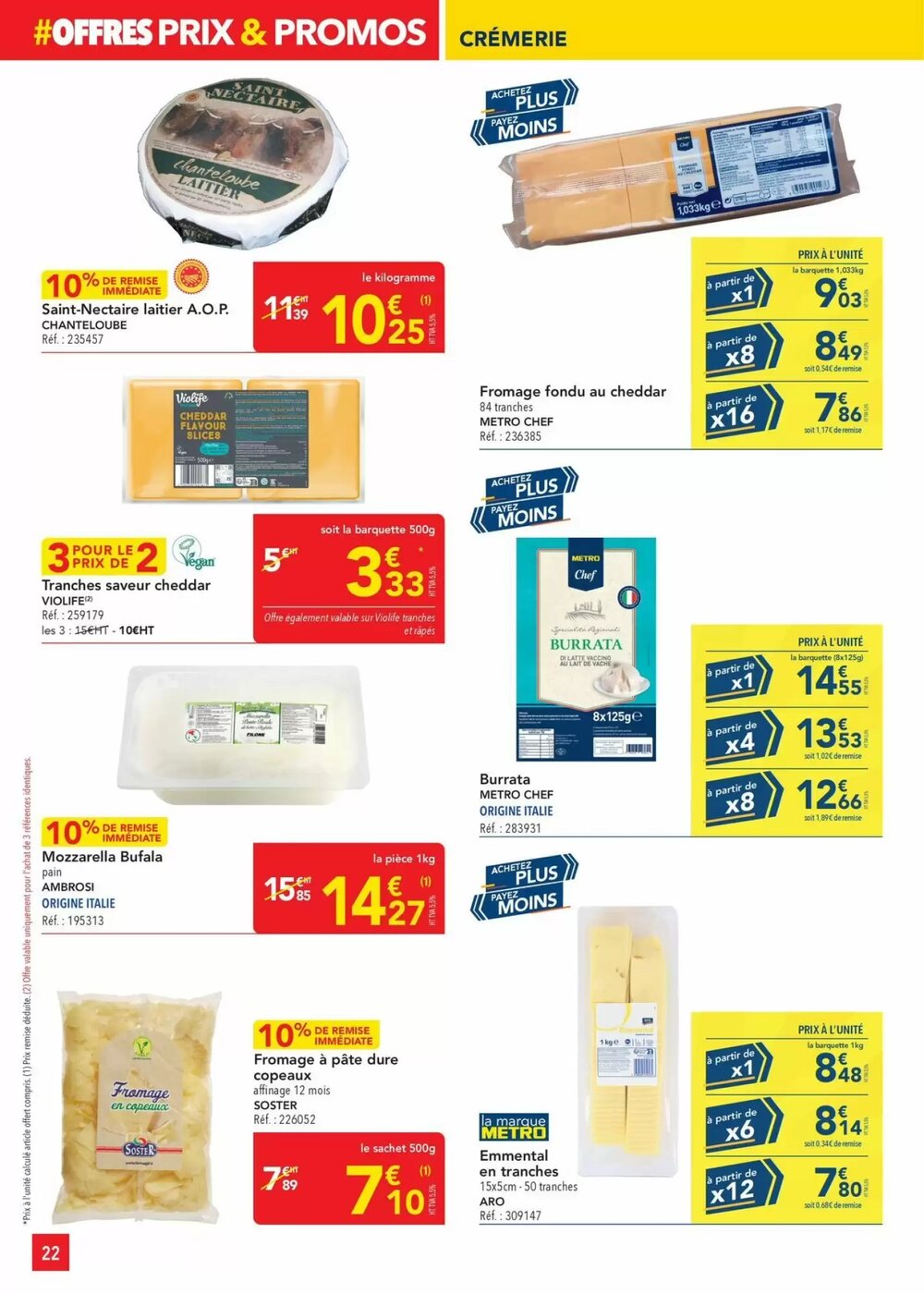 Prospectus promotionnel METRO valable à partir du 23/01/2026 - Page 22.