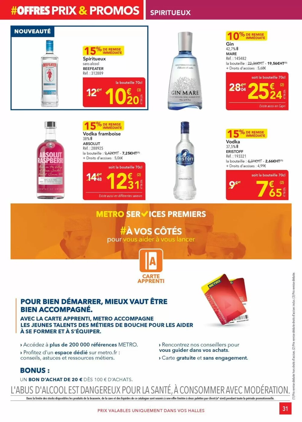 Prospectus promotionnel METRO valable à partir du 23/01/2026 - Page 31.