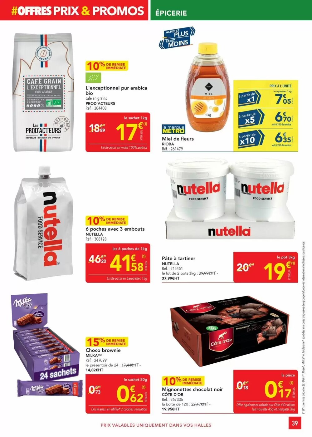 Prospectus promotionnel METRO valable à partir du 23/01/2026 - Page 39.