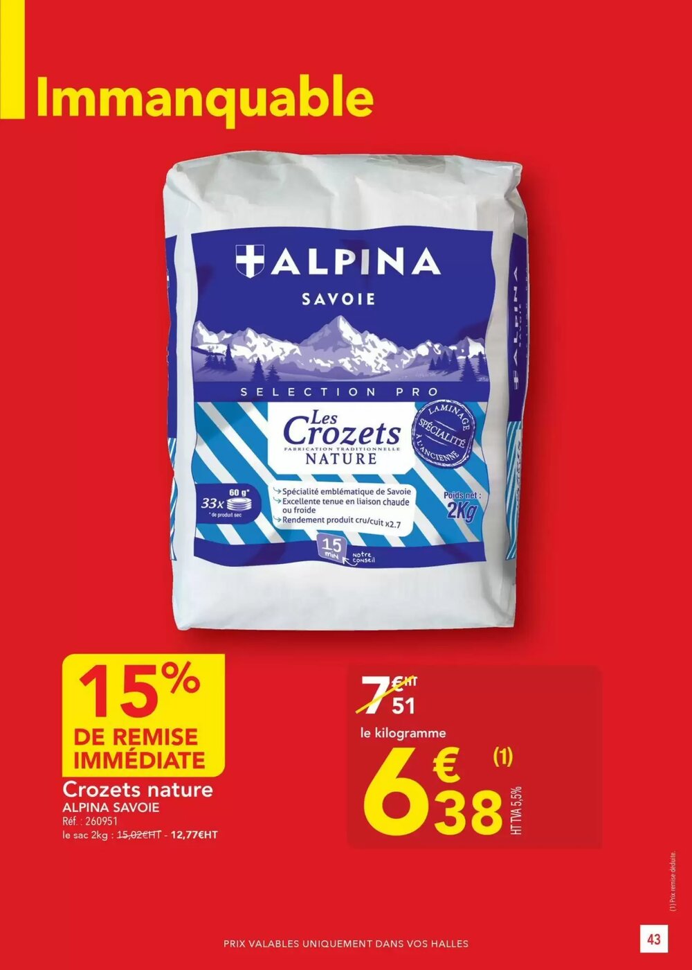 Prospectus promotionnel METRO valable à partir du 23/01/2026 - Page 43.